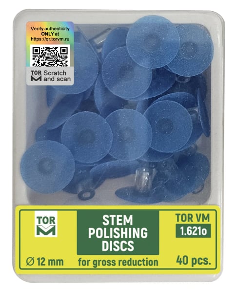 Đĩa đánh bóng gắn trục, Ø12 mm, thô (bố trí hạt mài mặt sau)