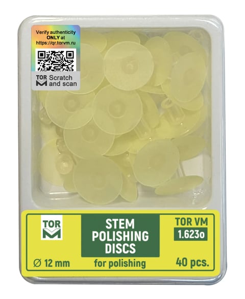 Đĩa đánh bóng gắn trục, Ø12 mm, mịn (bố trí hạt mài mặt sau)