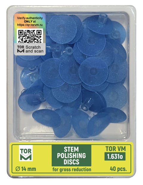 Đĩa đánh bóng gắn trục, Ø14 mm, thô (bố trí hạt mài mặt sau)