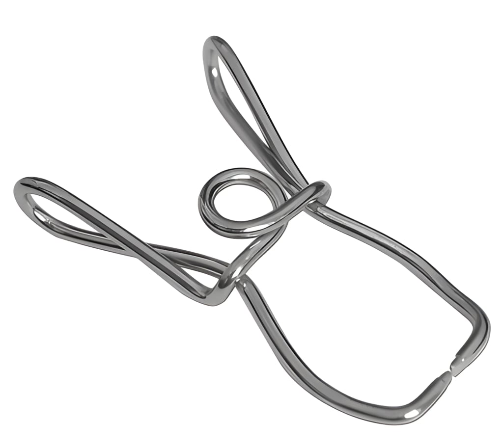 Springclip for Perforated Matrices