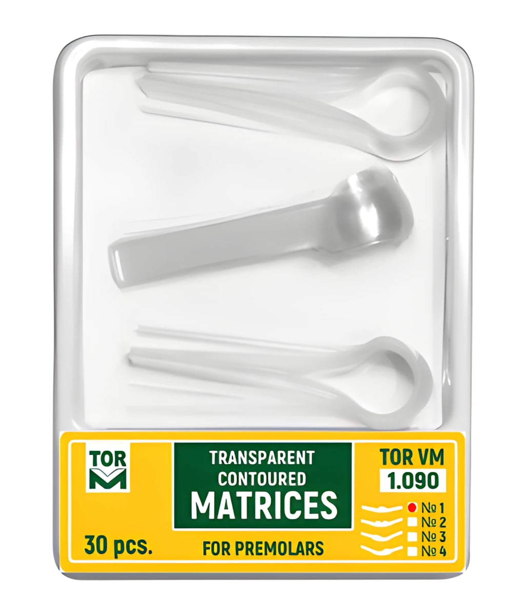 Khuôn trám định hình trong suốt cho răng cối nhỏ (Contoured Matrix)