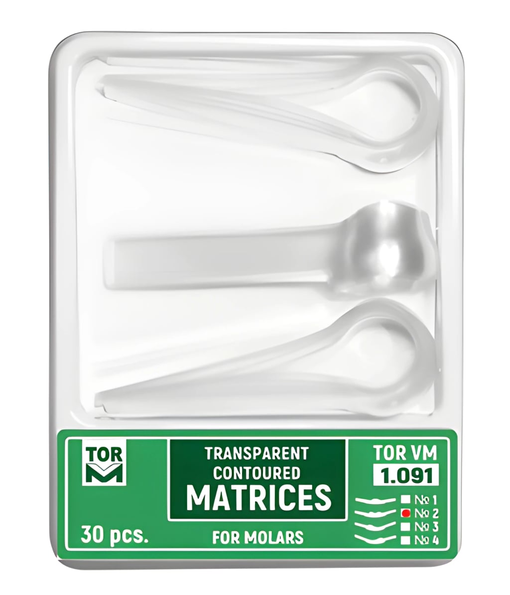 Khuôn trám định hình trong suốt cho răng cối lớn (Contoured Matrix)