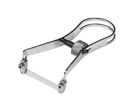 Strip Holder, transverse, with tension screw, for 3.384A and lavsan strips