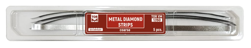 Metal Diamond Strips, coarse, width 4 mm