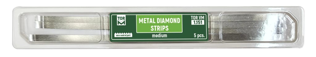Metal Diamond Strips, medium, width 4 mm