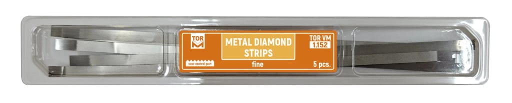 Metal Diamond Strips, fine, width 4 mm