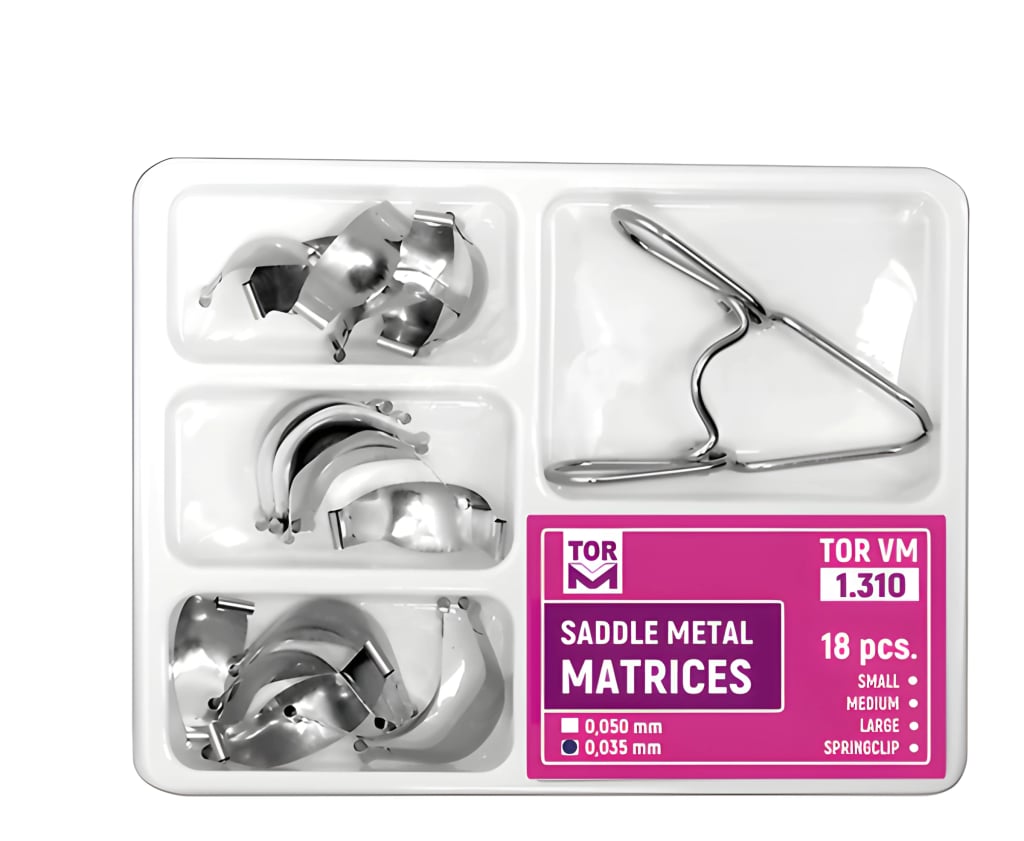 Saddle Metal Matrices, Kit with Springclip