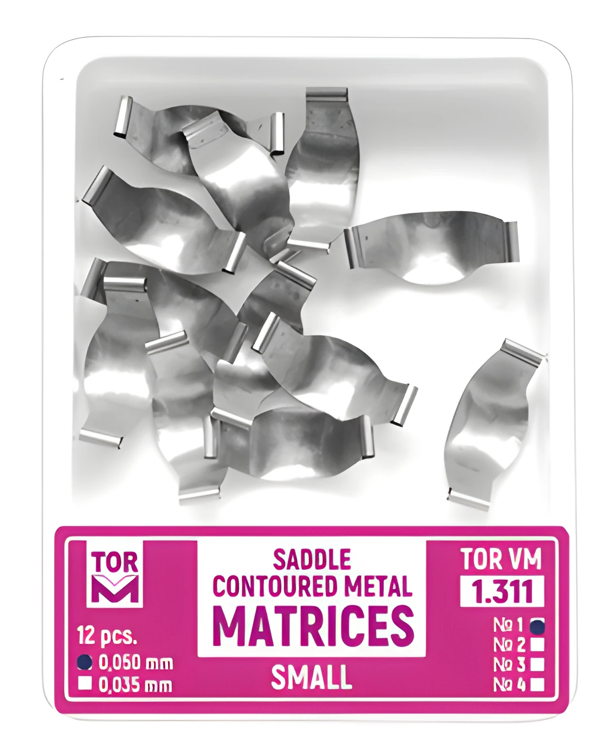 Saddle Contoured Metal Matrices small