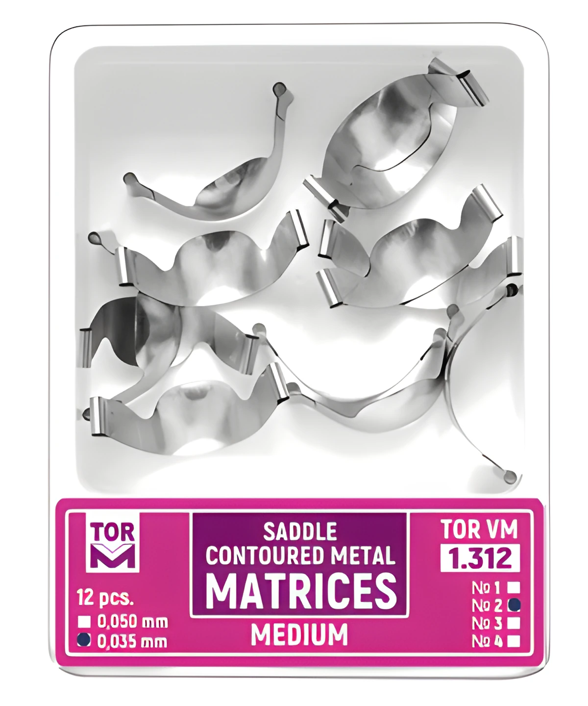 Saddle Contoured Metal Matrices medium