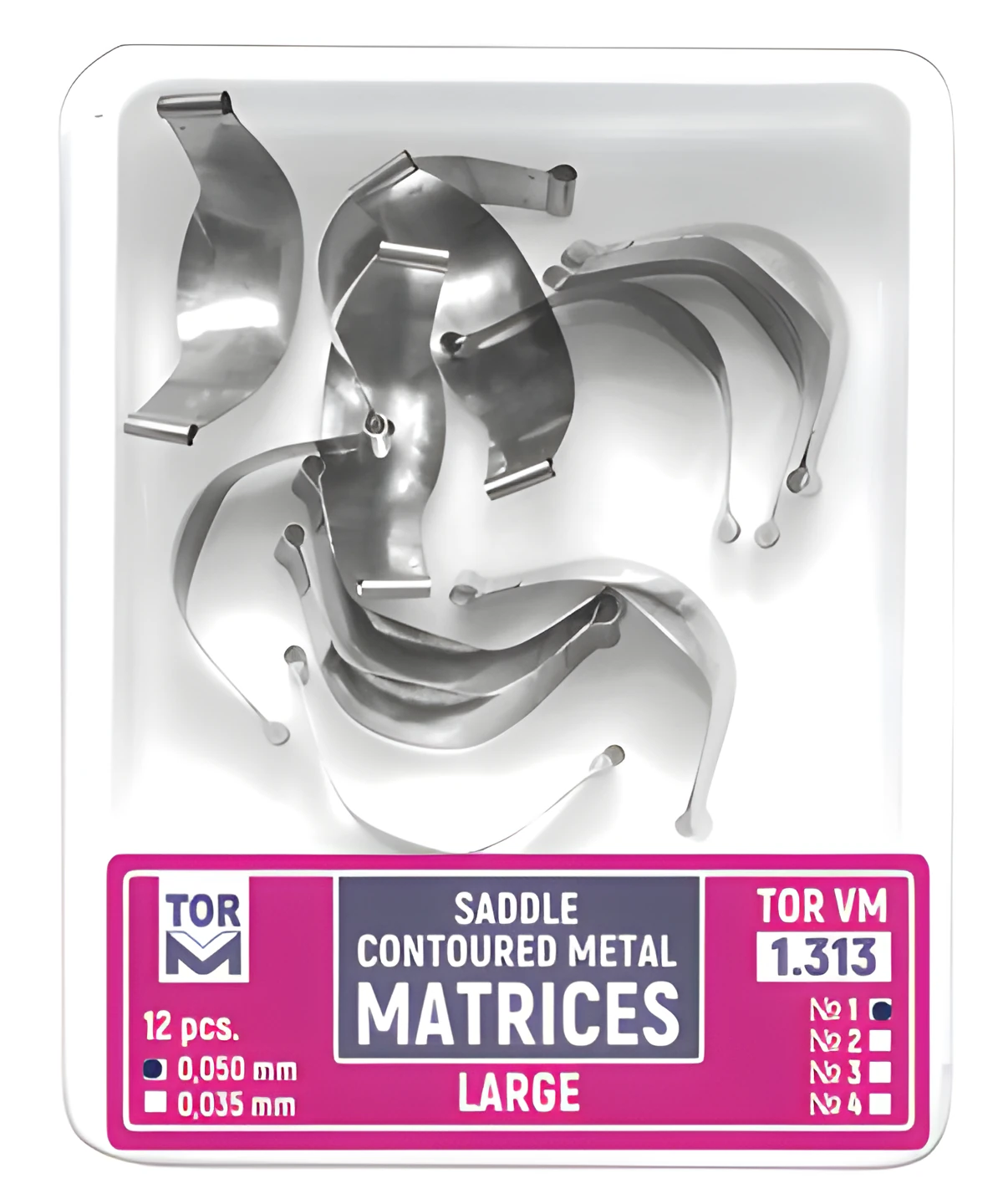Saddle Contoured Metal Matrices large