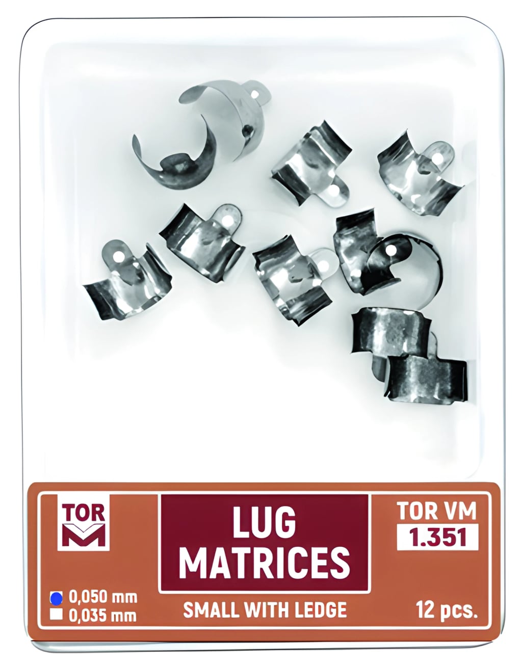 Lug Matrices, small with ledge, 4.5 mm