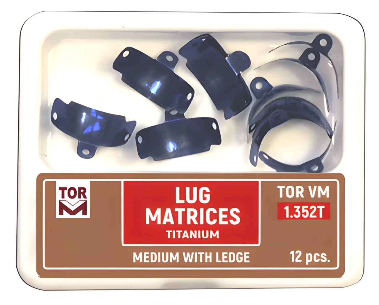 Khuôn trám có mẩu titan, vừa, 5,5 mm (Lug)
