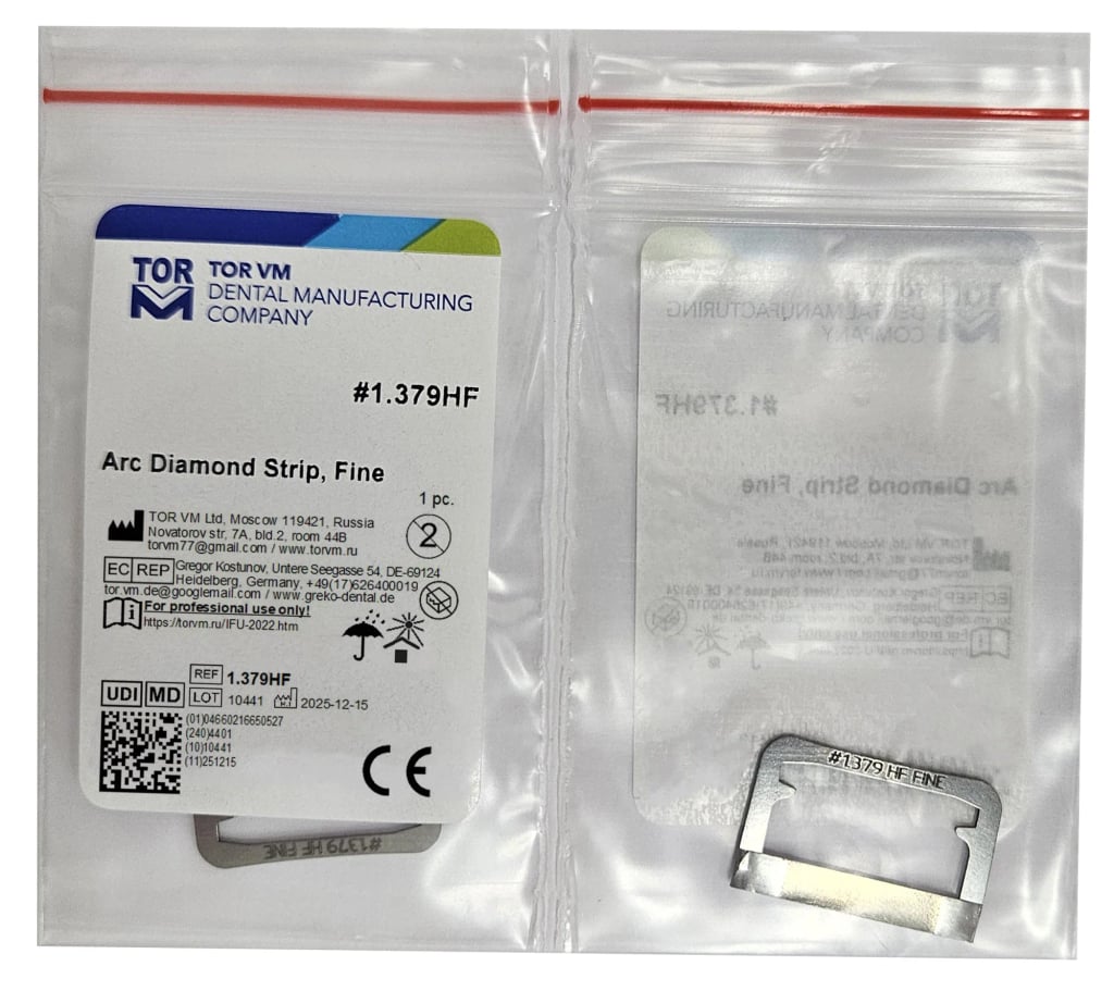 Arc Diamond Strip, fine (metal series 1.379H*)
