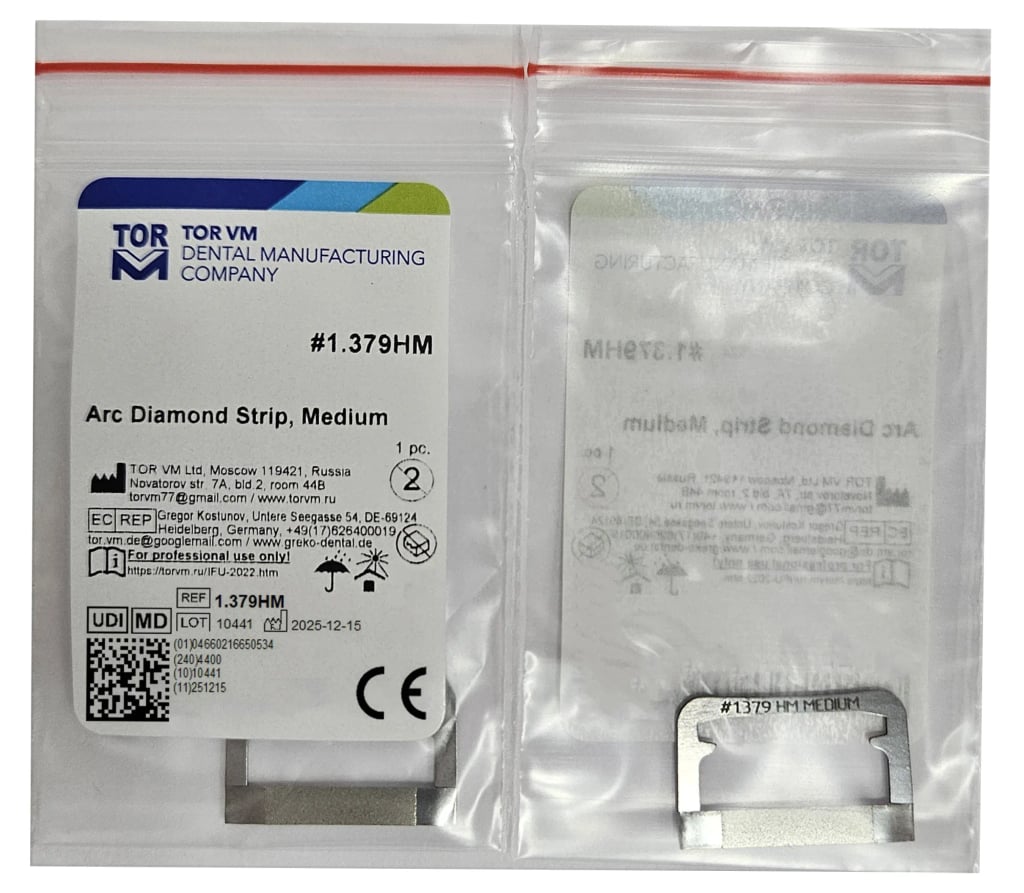 Arc Diamond Strip, medium (metal series 1.379H*)