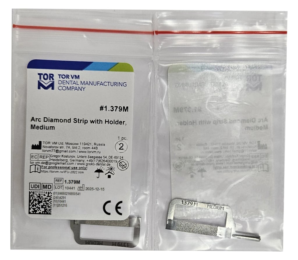 Arc Diamond Strip with Holder, medium
