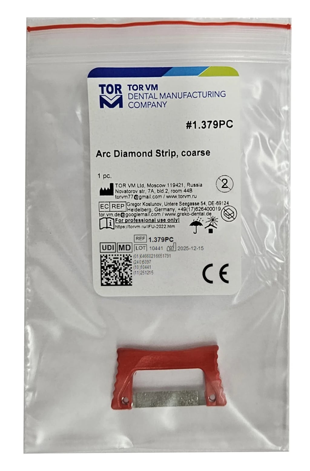 Arc Diamond Strip, coarse (plastic series 1.379P*)
