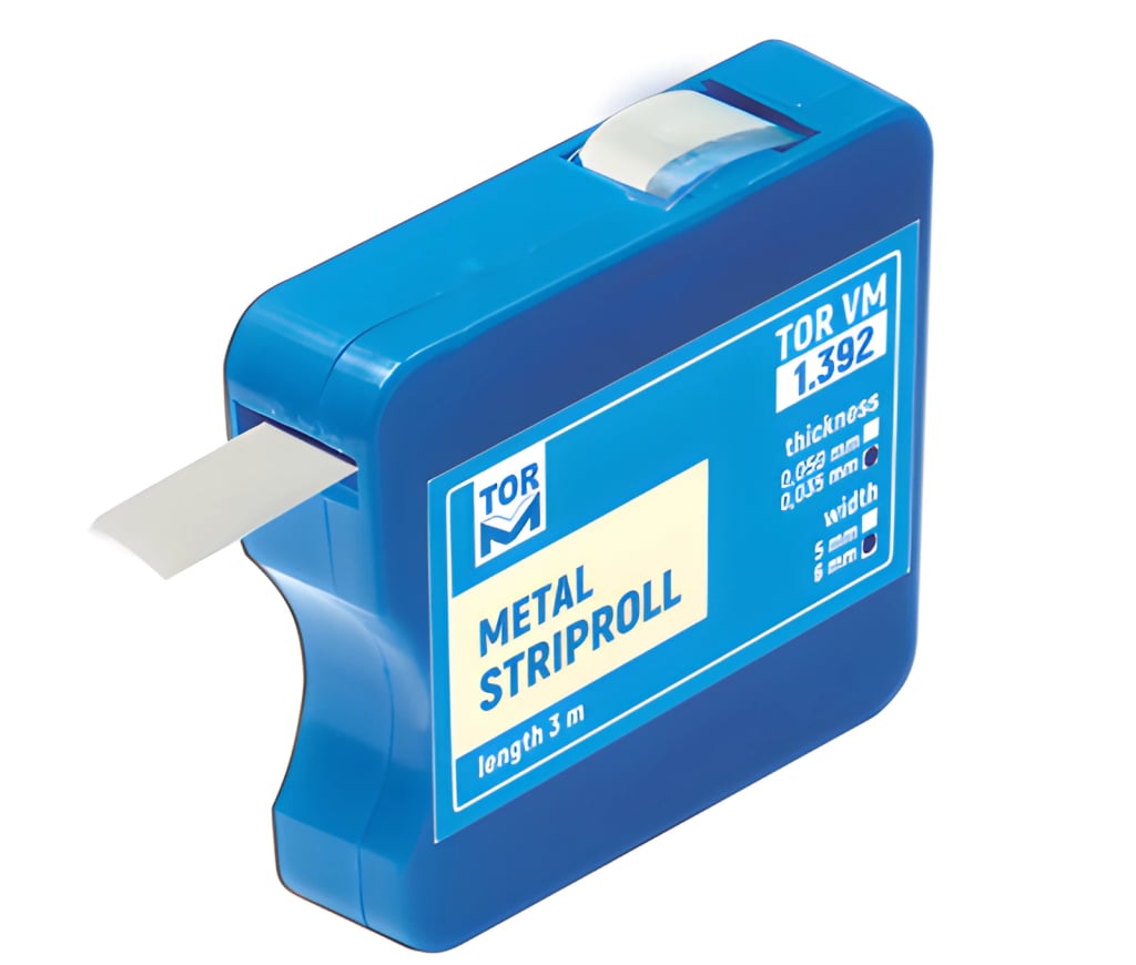 Metal Striproll, 6 mm wide, 3 m long (squared box)