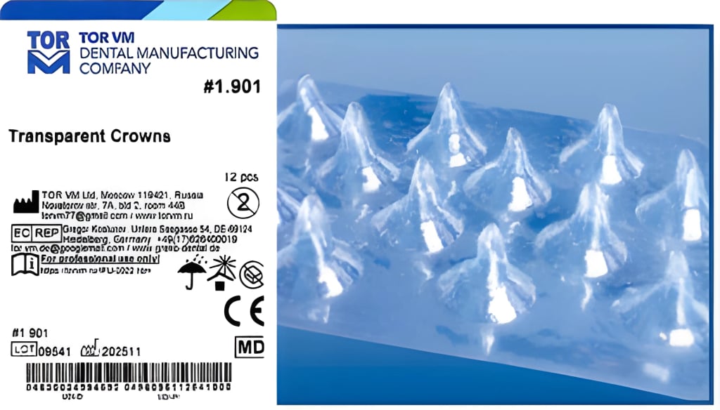 Transparent Crowns for Coronal Part of Incisors