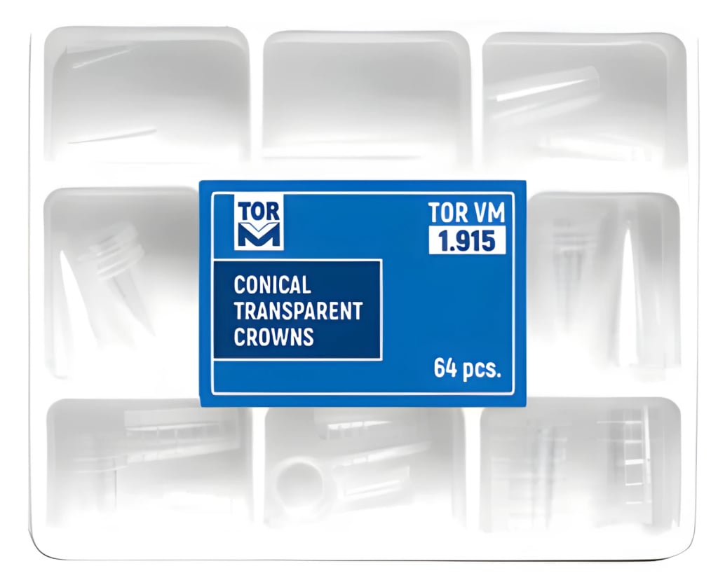 Conical Transparent Crowns