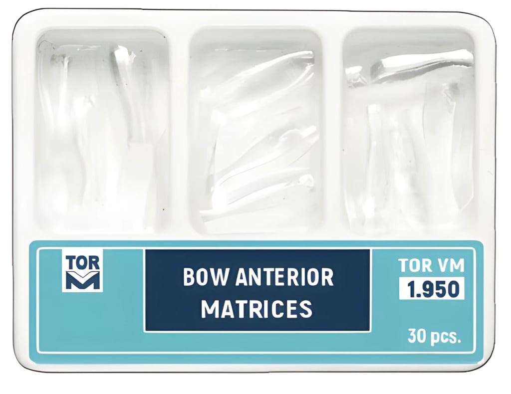 Khuôn trám răng trước Bow, bộ (Matrix)
