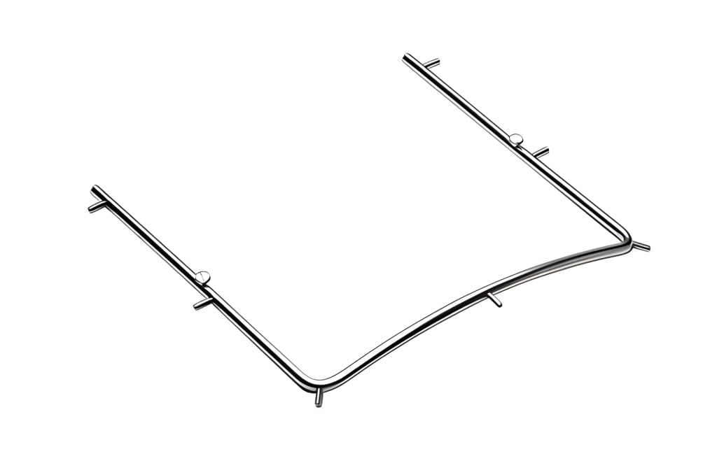Rubber Dam Frame, with floss retainer, 110×100 mm