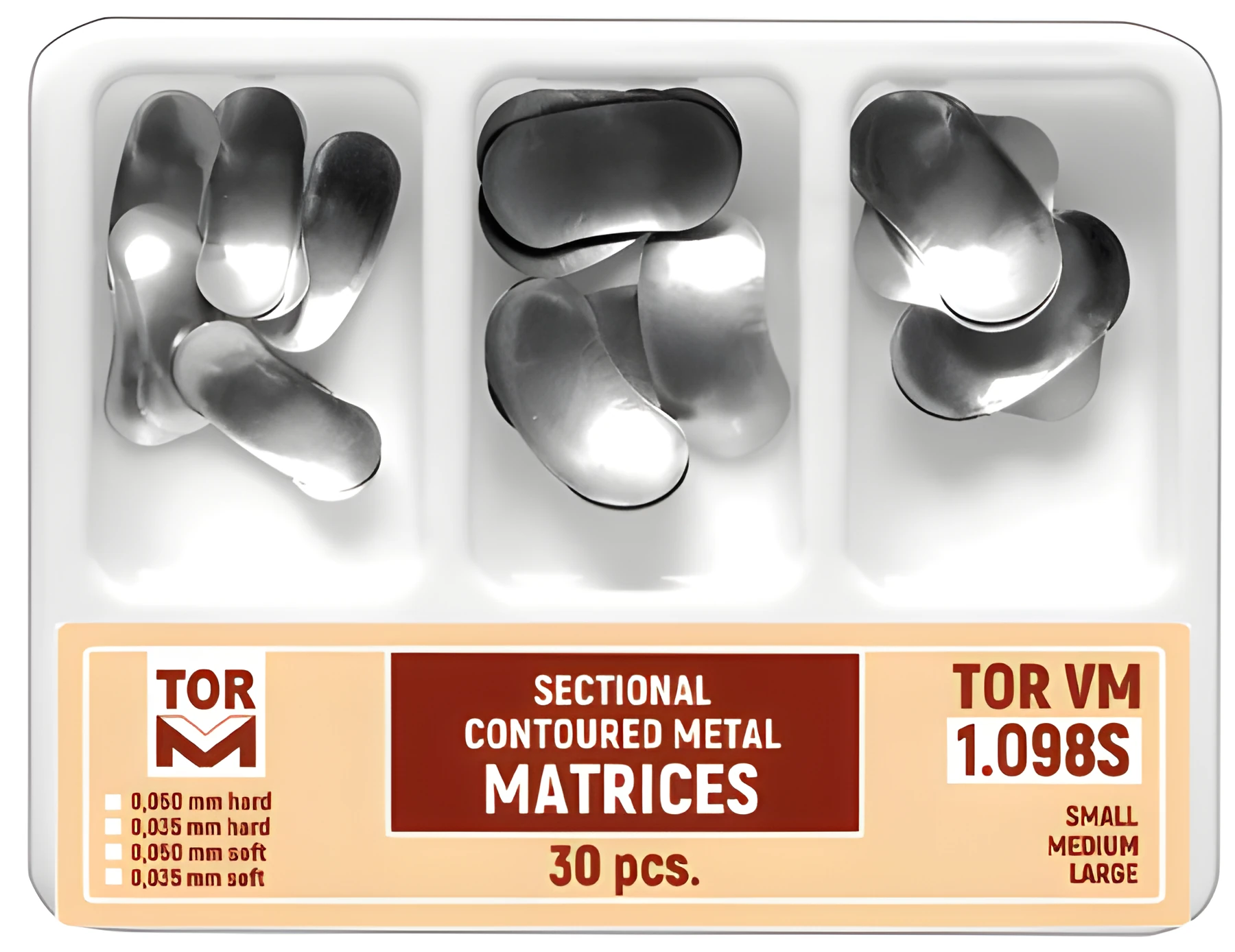 Sectional Contoured Metal Matrices, Small Set