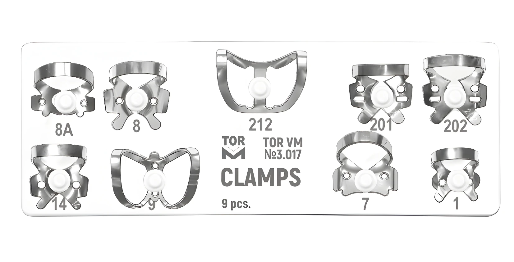 Rubber Dam Clamp Kit